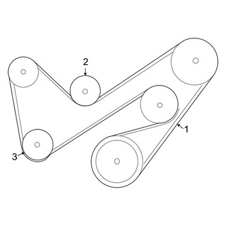 Mazda OE - Cooling - Belts & Pulleys (2.0L)