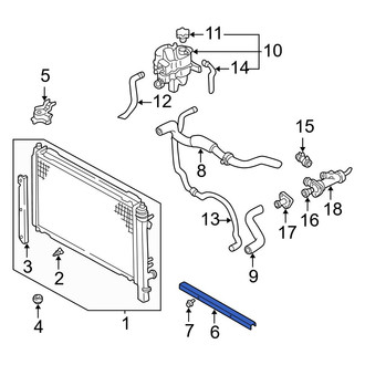 Mazda OE - Radiator Support Access Cover