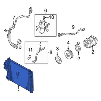 Mazda OE - A/C Condenser