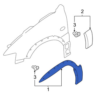 Mazda OE - Front Right Fender Flare