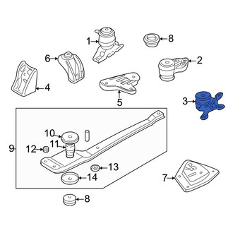 Mazda OE - Rear Engine Mount