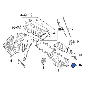 Mazda OE - Engine Oil Filter