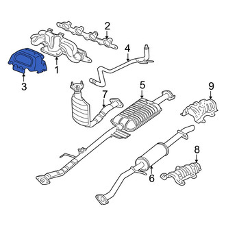 Mazda OE - Exhaust Manifold Heat Shield