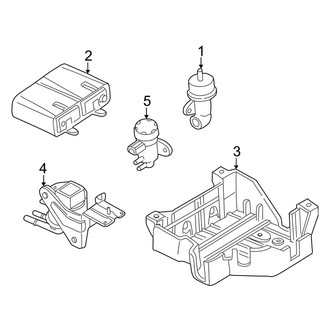 Mazda OE - Emission System - Emission Components (2.0L)