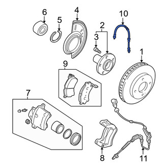 Mazda OE - Front Left Brake Hydraulic Hose