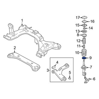 Mazda OE - Front Coil Spring Insulator
