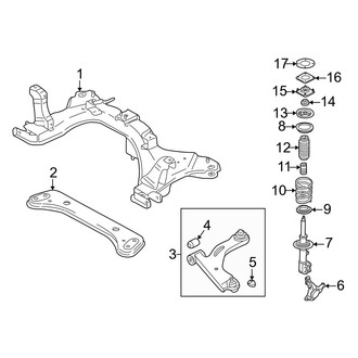 Mazda OE - Front Suspension - Suspension Components