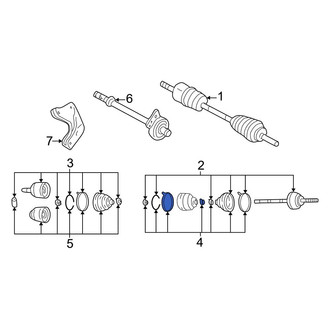 Mazda OE - Front Outer CV Joint Boot