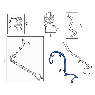 Mazda OE - Power Steering Pressure Hose