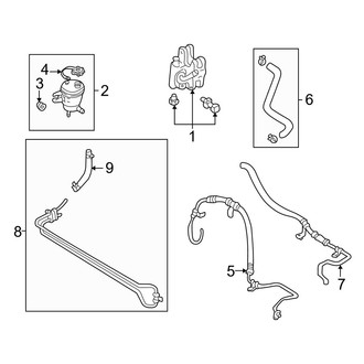 Mazda OE - Steering Gear & Linkage - Pump & Hoses