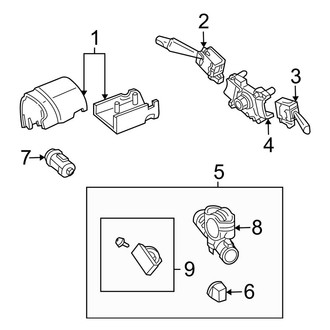 Mazda OE - Steering Column - Shroud, Switches & Levers