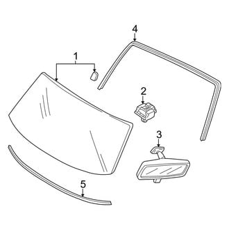 Mazda OE - Windshield - Glass