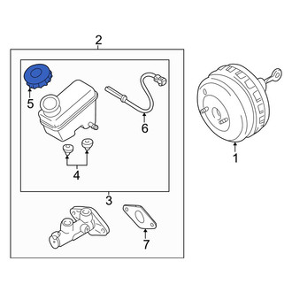 Mazda OE - Brake Master Cylinder Reservoir Cap