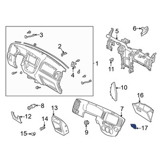 Mazda OE - Glove Box Latch