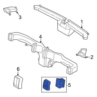 Mazda OE - Dashboard Air Vent