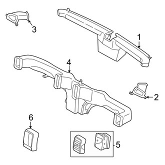 Mazda OE - Instrument Panel - Ducts