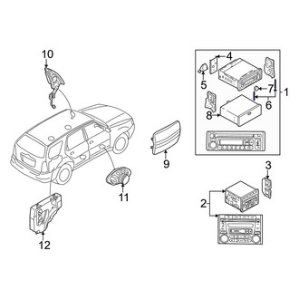 Mazda OE - Radio Cover