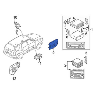 Mazda OE - Radio Cover