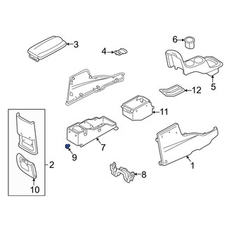 Mazda OE - Console Clip