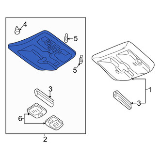 Mazda OE - Upper Overhead Console