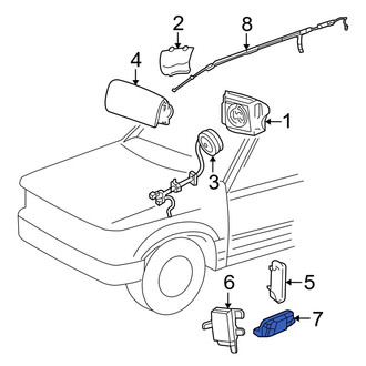 Mazda OE - Rear Air Bag Impact Sensor
