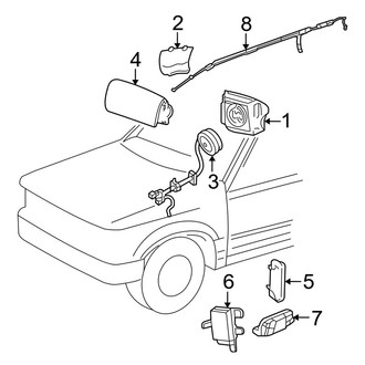 Mazda OE - Restraint Systems - Air Bag Components