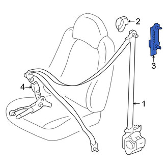 Mazda OE - Seat Belt Height Adjuster