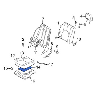 Mazda OE - Seat Heater Pad