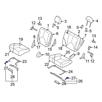 Mazda OE - Right Seat Hinge