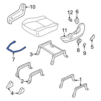 Mazda OE - Left Seat Track Adjust Handle