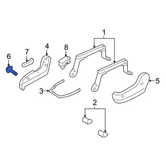 Mazda OE - Front Left Seat Trim Panel Screw