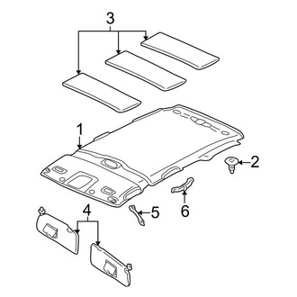 Mazda OE - Roof - Interior Trim