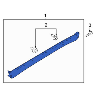 Mazda OE - Left Rocker Panel Guard
