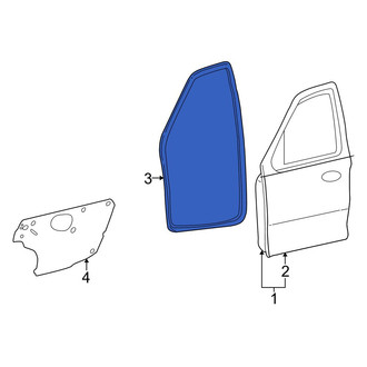 Mazda OE - Front Door Seal