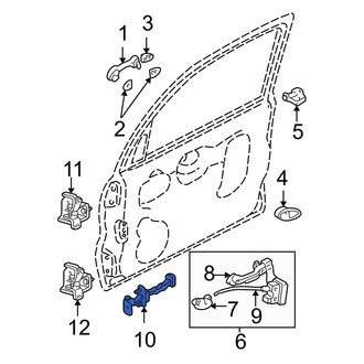 Mazda OE - Front Door Check