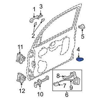 Mazda OE - Rear Left Interior Door Handle Trim