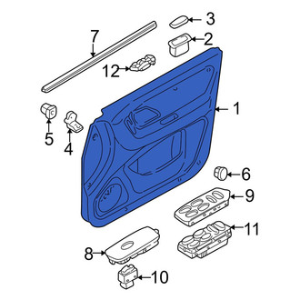 Mazda OE - Front Right Inner Door Interior Trim Panel