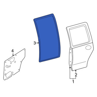 Mazda OE - Rear Door Seal