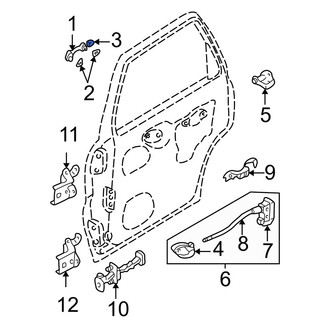 Mazda OE - Rear Outer Exterior Door Handle Cover
