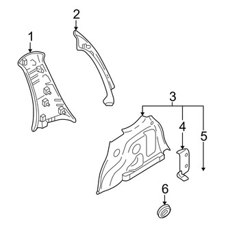 Mazda OE - Quarter Panel - Interior Trim