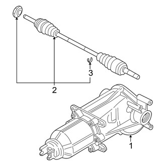Mazda OE - Rear Suspension - Axle & Differential (4WD)