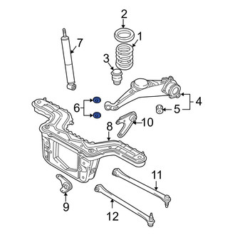 Mazda OE - Rear Alignment Camber Adjusting Eccentric