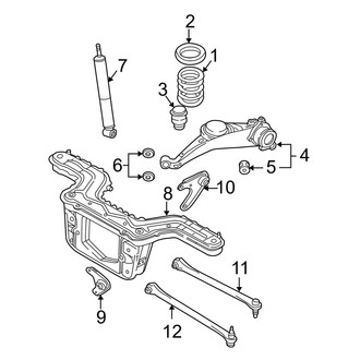 Mazda OE - Rear Suspension - Suspension Components (4WD)