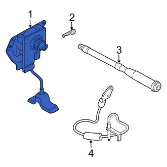 Mazda OE - Rear Spare Tire Hoist