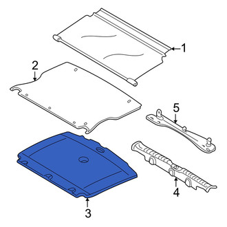 Mazda OE - Rear Trunk Floor Access Cover