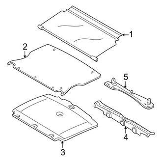 Mazda OE - Rear Body & Floor - Interior Trim