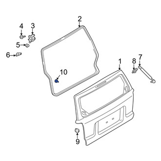 Mazda OE - Rear Liftgate Stop Bumper