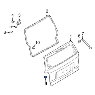 Mazda OE - Rear Liftgate Latch