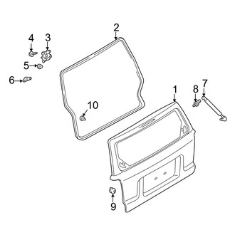 Mazda OE - Lift Gate - Gate & Hardware