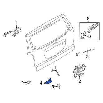 Mazda OE - Rear Liftgate Lock Actuator